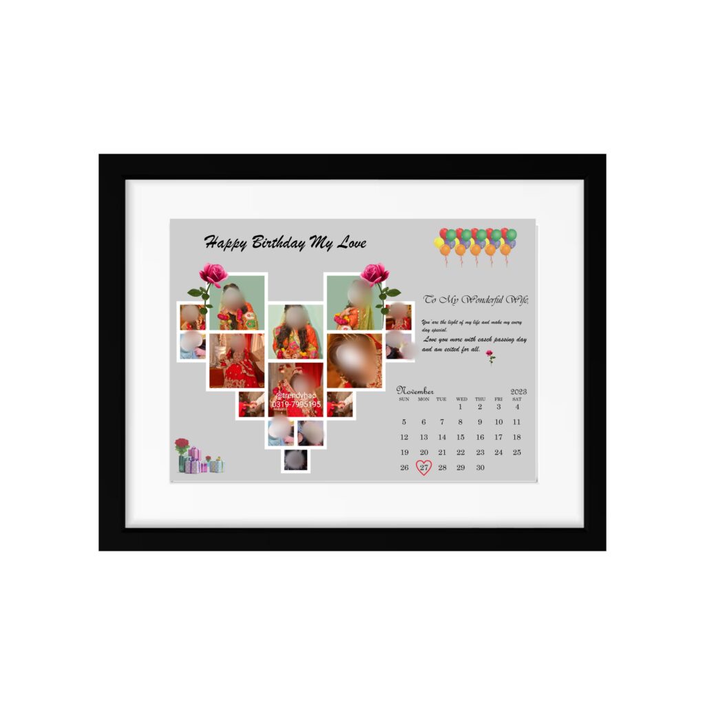 Happy Birthday My Love | Wall Hanging Customized Frame by trendyhac