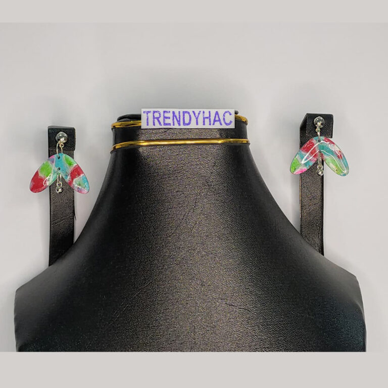 Artistic Earring Studs | Resin and Clay Jewellery | Trendyhac