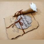 Vintage Love Letter Keepsake | Handmade Romantic Brown Paper Note – TrendyHac