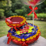 Customized Chocolate Gift with Balloons | Luxury Gift | Valentines Special - Trendyhac