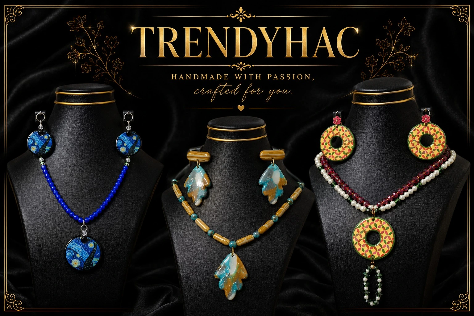 Crafted personalized gifts for her with handmade jewelry